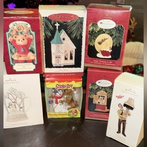 Holiday Christmas Ornaments and Cousin Eddie Mug Lot